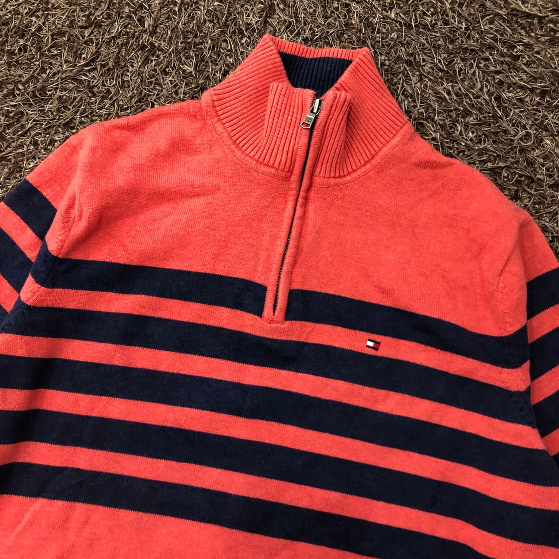 L 타미힐피거 반집업니트 상품이미지2