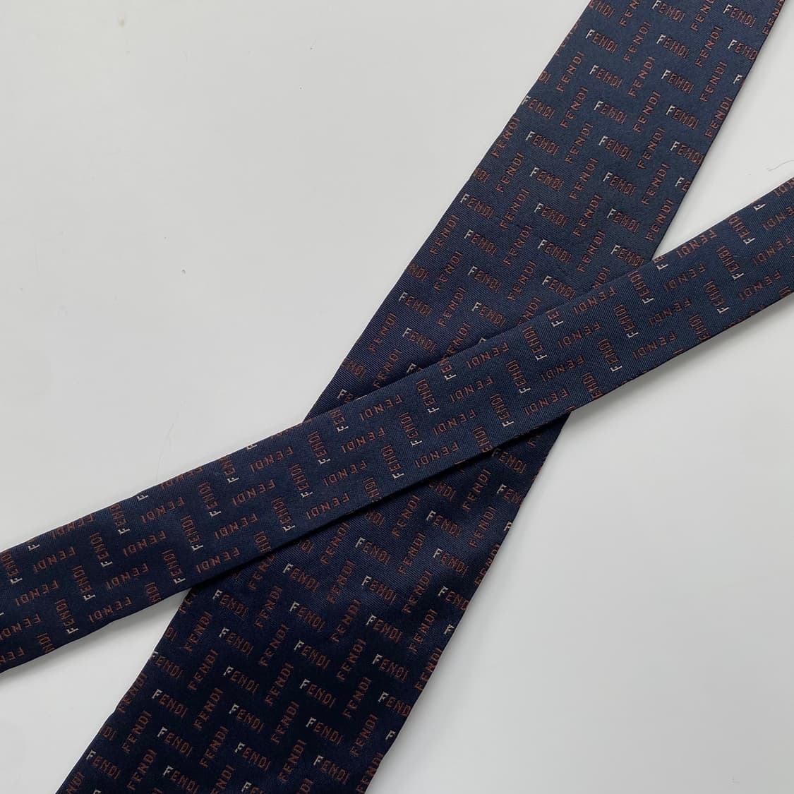 FENDI 펜디 영문모노그램 정품 명품넥타이 상품이미지4
