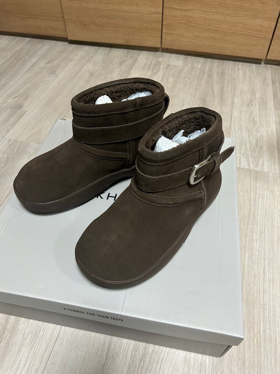 기호 버클윈터부츠 브라운 235 상품이미지4