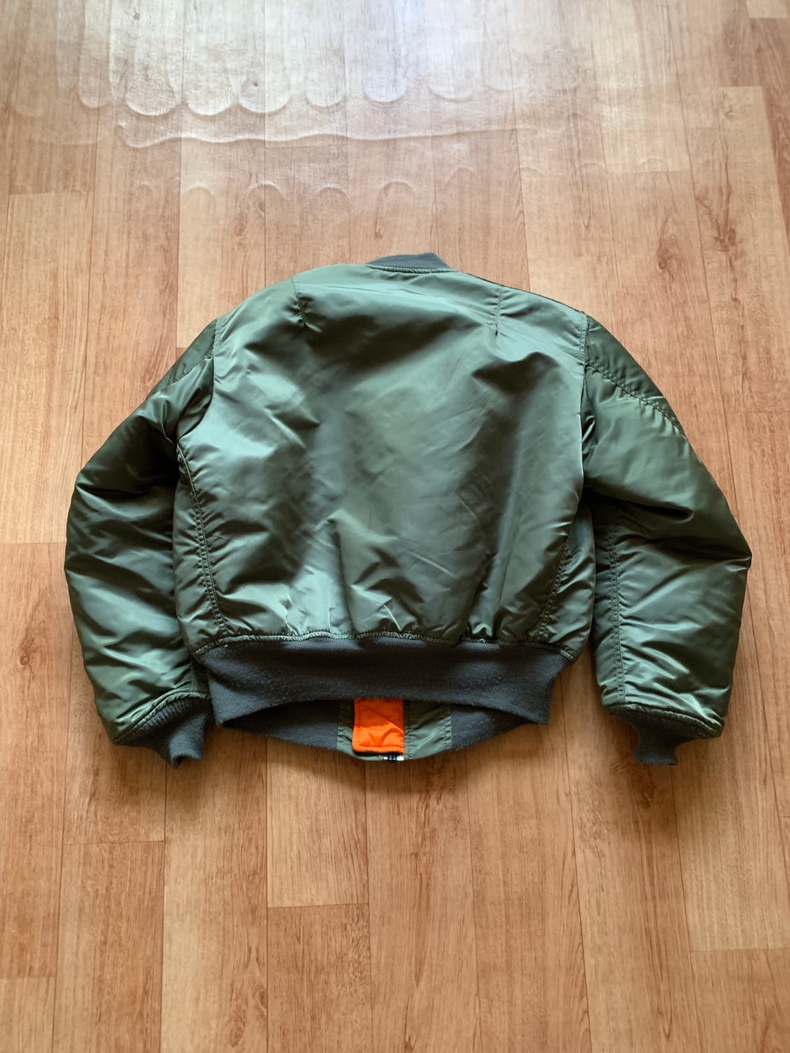 90s USA 알파인더스트리 군납 ma-1 플라이트자켓 상품이미지2