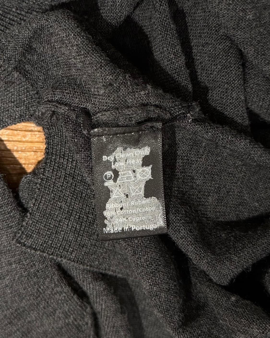 시몬 로샤 차콜 라운드 넥 리본 디테일 니트 상품이미지9