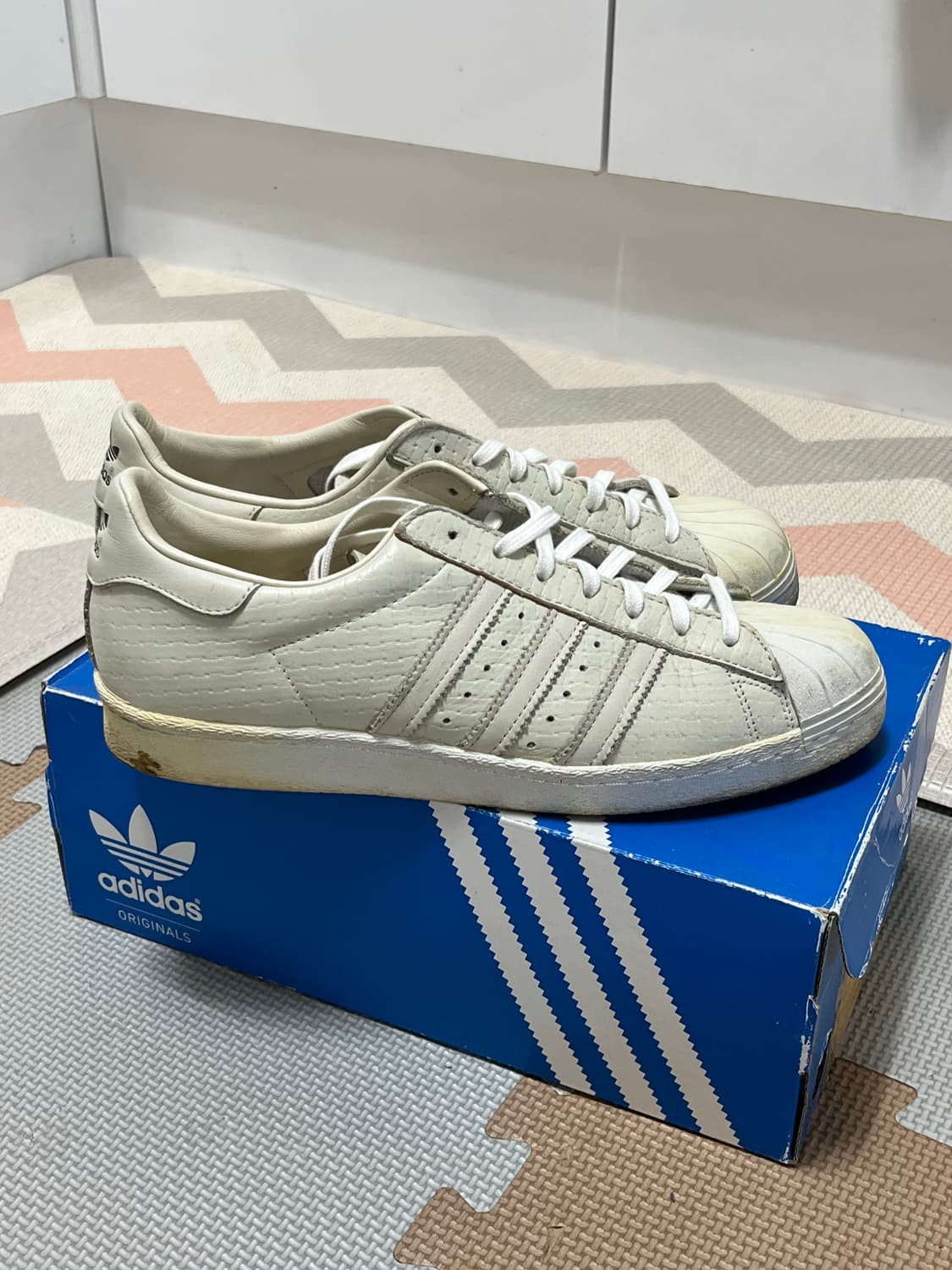 아디다스 슈퍼스타 80s 270 운동화 스니커즈 상품이미지3