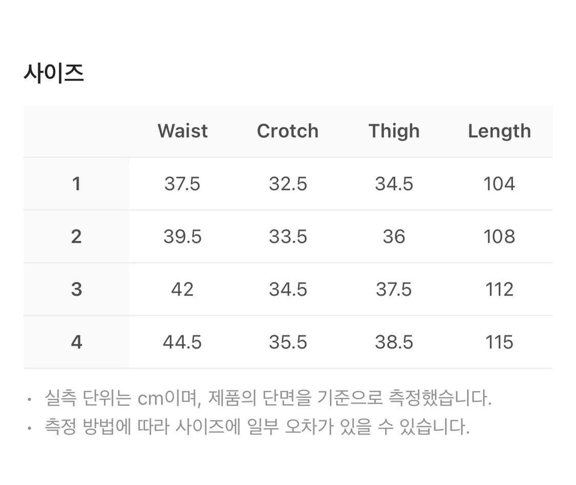 [1] 어파인 커브 팬츠 미개봉 새상품 상품이미지2