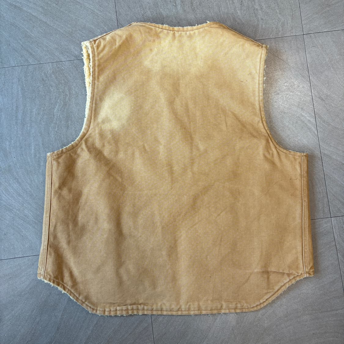 80s 80년대 생산 칼하트 덕 캔버스 조끼 상품이미지7