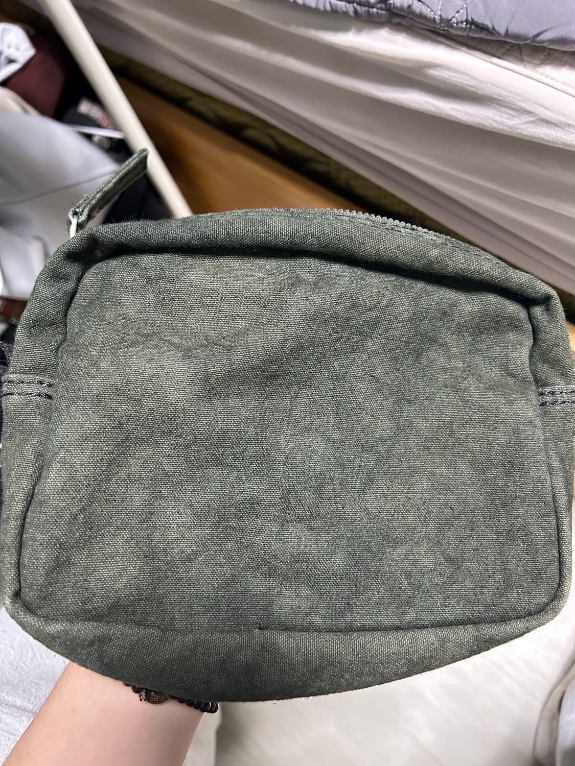 스투시 캔버스 사이드 파우치 워시드 블랙, 크로스백 미니백 상품이미지3