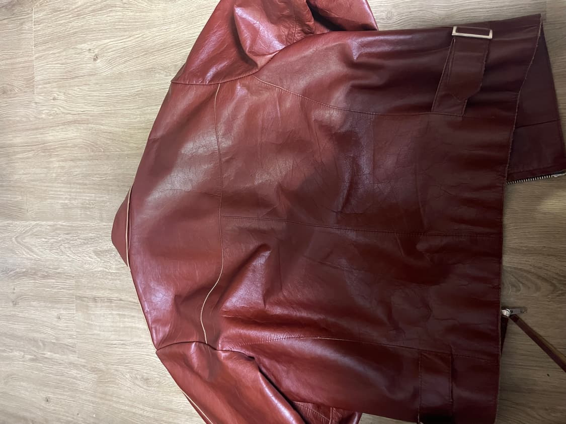 르마드 소가죽 레더 자켓 상품이미지6