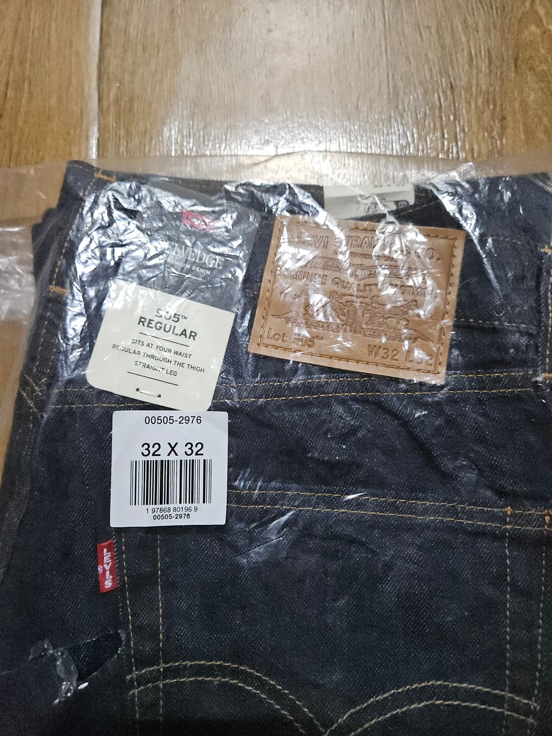 리바이스 505 셀비지 데님 (00505-2976) 상품이미지5