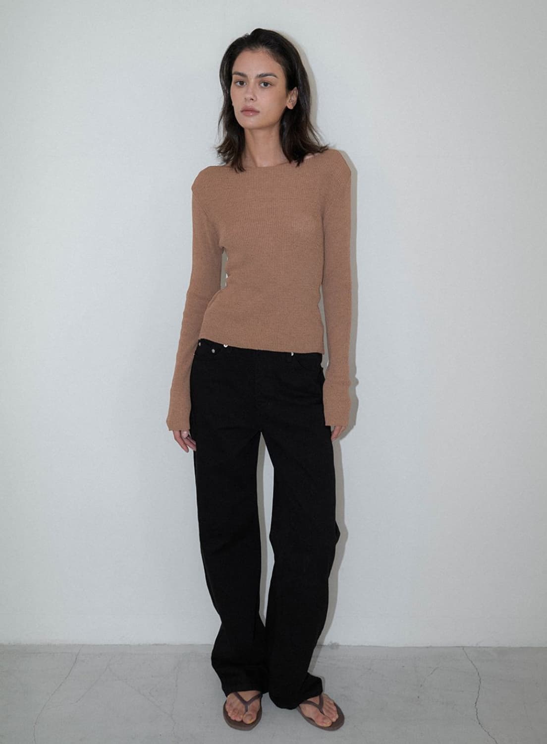 이브세이지_로우라이즈데님(블랙) 상품이미지2