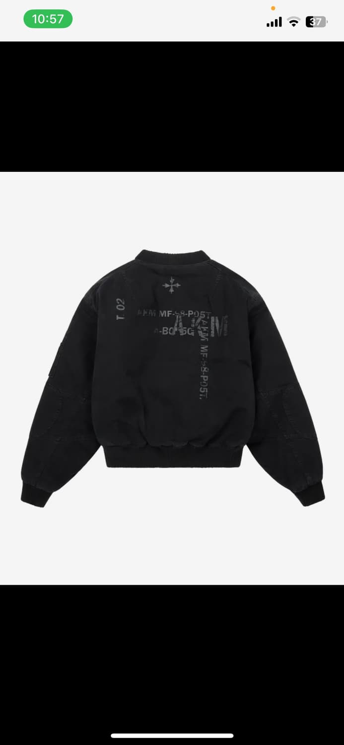 아캄 Distressed Cotton MA-1 Jacket 상품이미지2