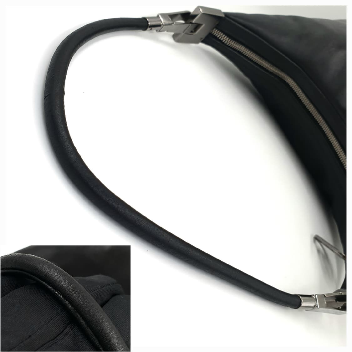 구찌 블랙 레더 호보백 숄더백 상품이미지9