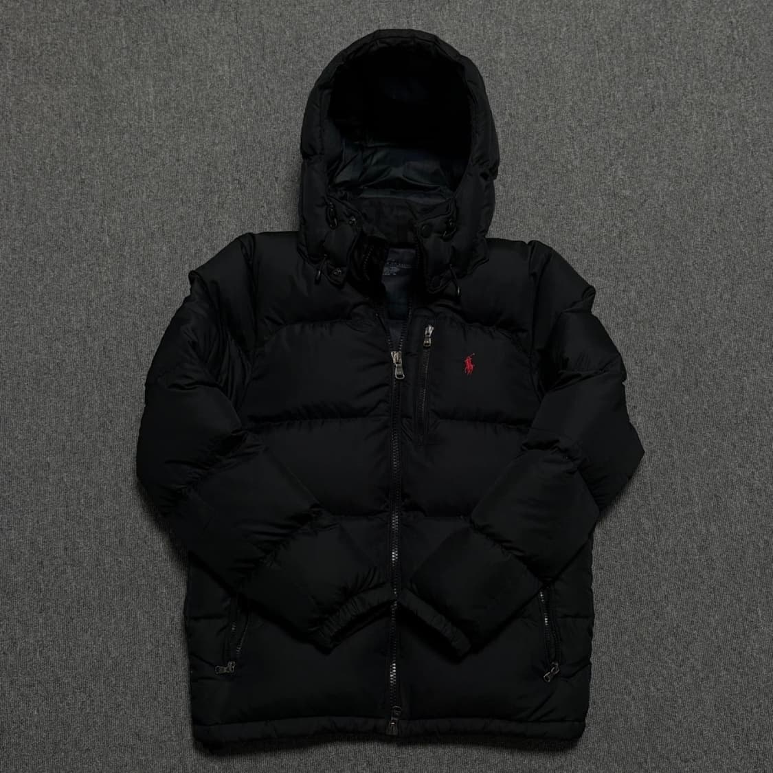 매장 구매) 폴로 다운 패딩 블랙 상품이미지2