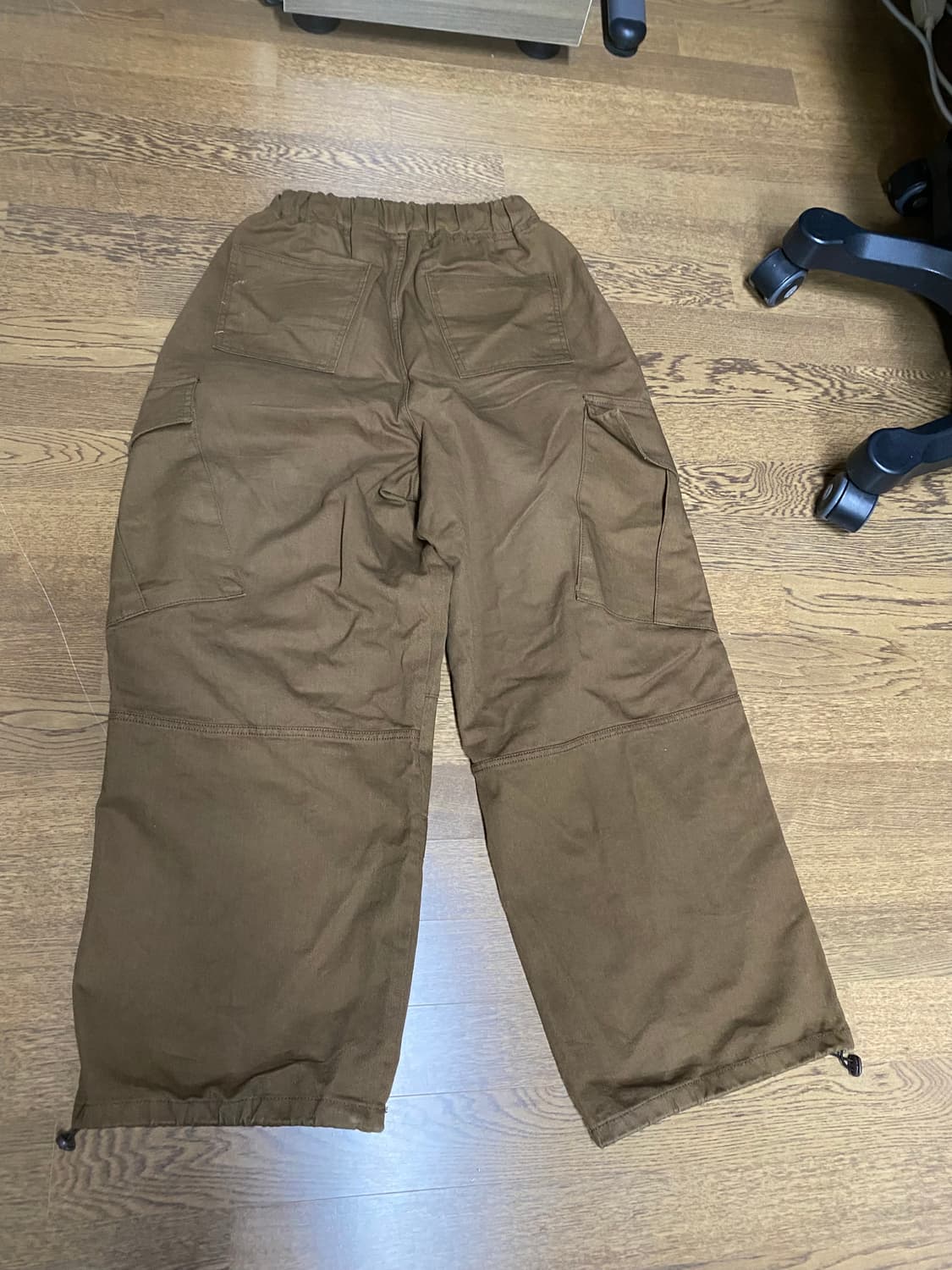 MP 마이피플 카키 브라운 카고 와이드 팬츠  os  상품이미지4