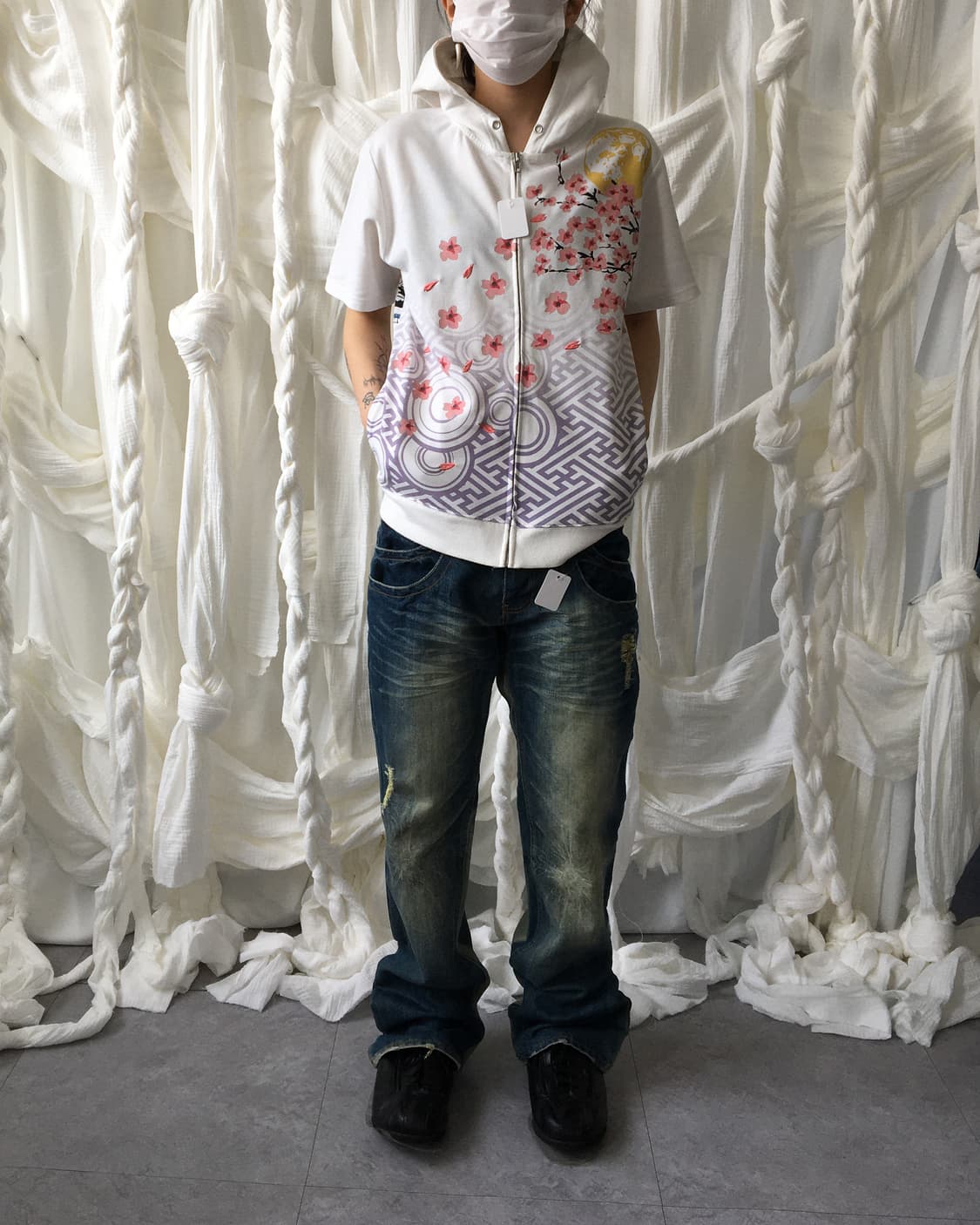 oriental printing hood zip up 상품이미지10