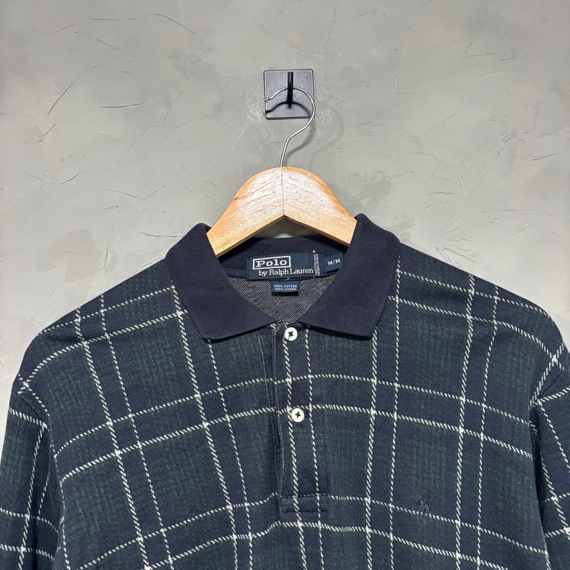 폴로 랄프로렌 카라 니트 체크 상품이미지2