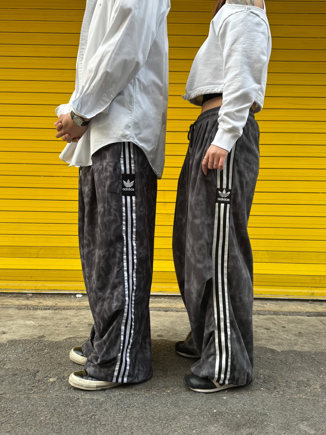 루즈핏 나염 삼선줄 커스텀 팬츠 상품이미지4