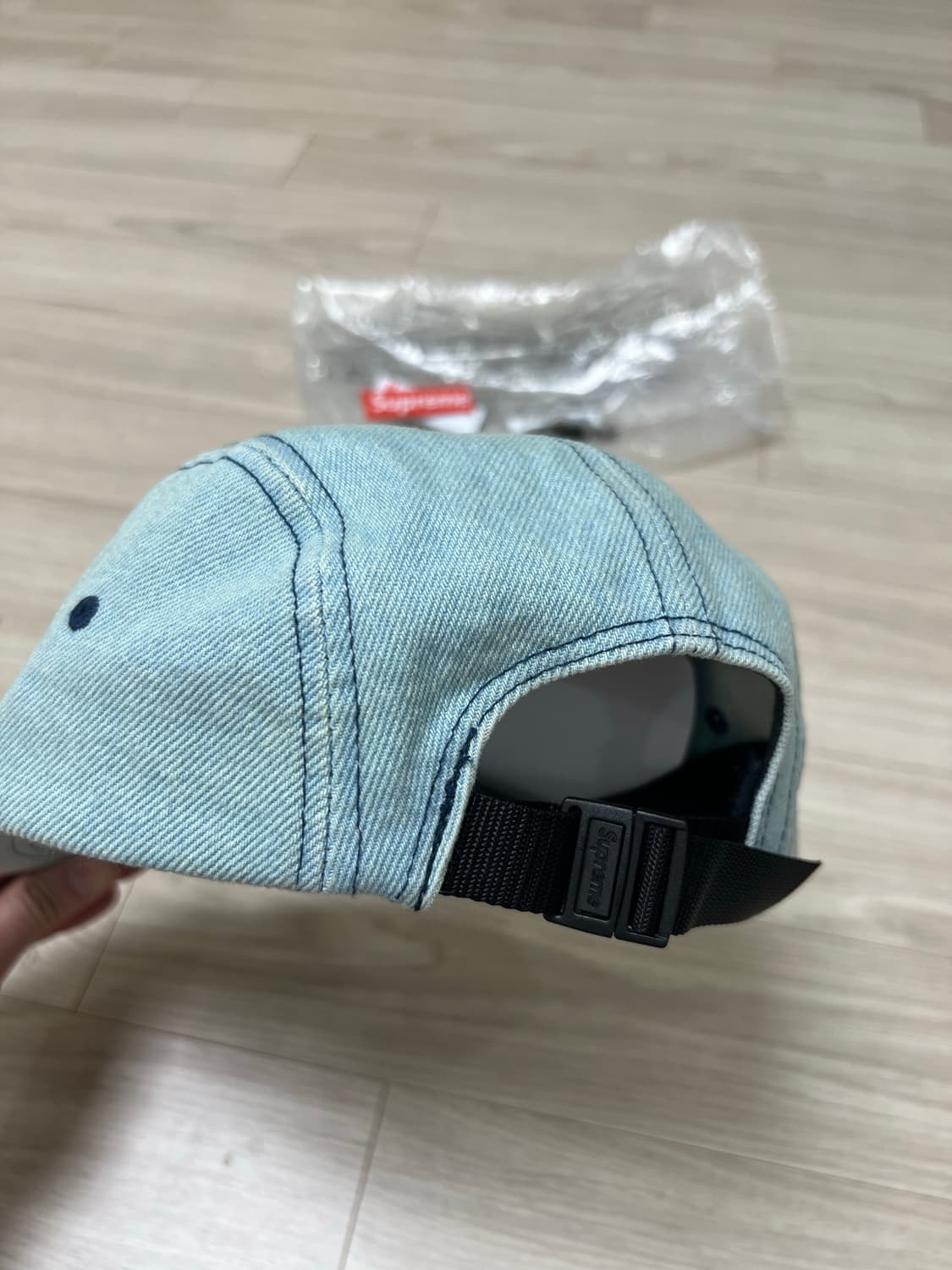 슈프림 25ss 데님 캠프캡 상품이미지3