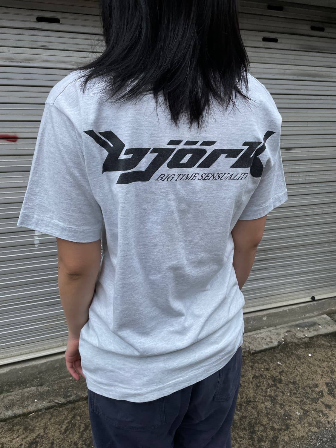 Rare!!)90s Björk Big Time Sensuality T-s 상품이미지6