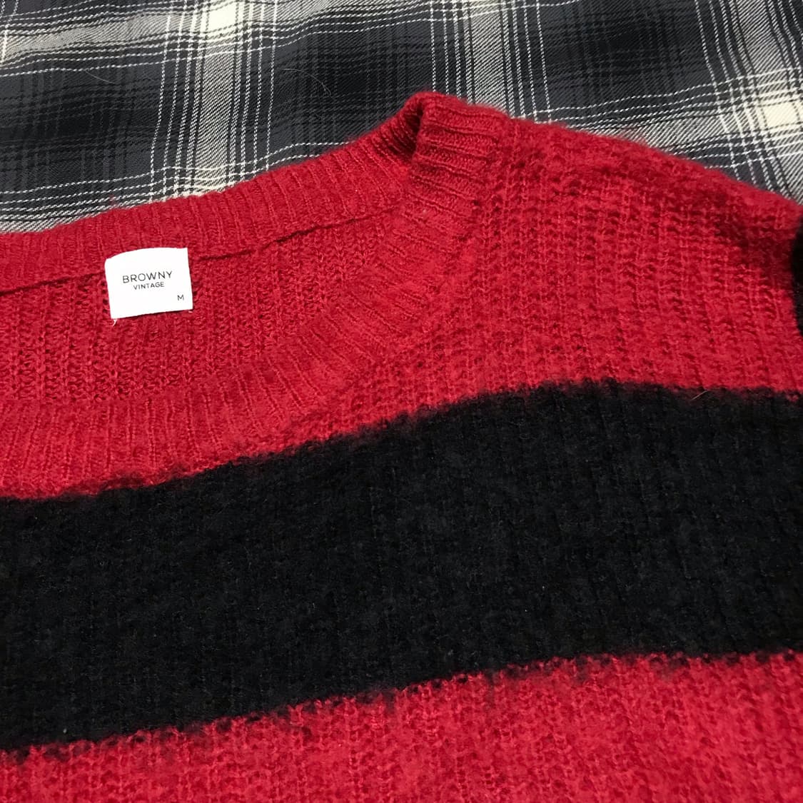 재팬 빈티지 단가라 니트 커트 코베인 바이브 상품이미지3