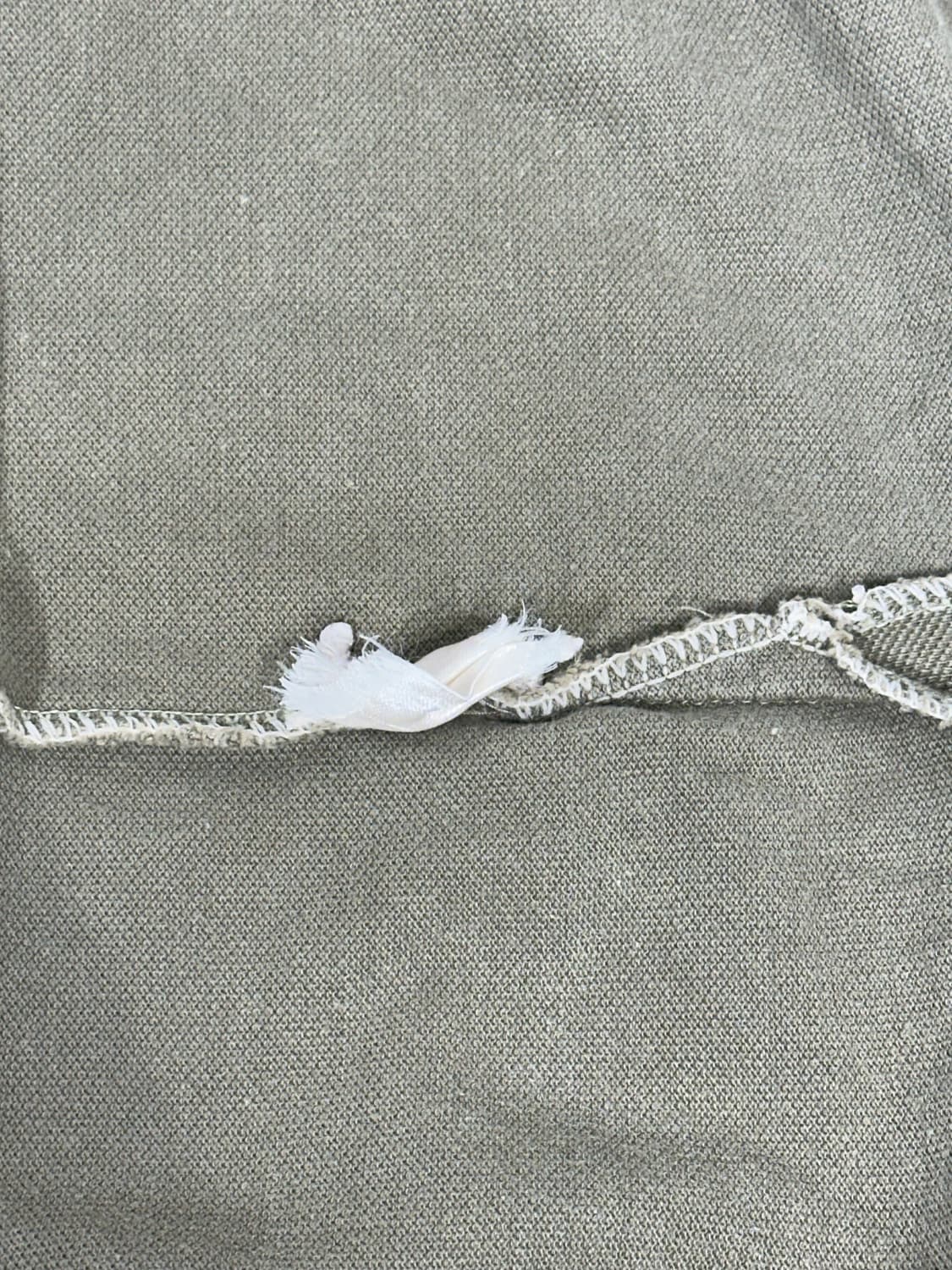 버버리 아카이브 로고 자수 카키 긴팔티 럭비티 pk티 L 상품이미지8