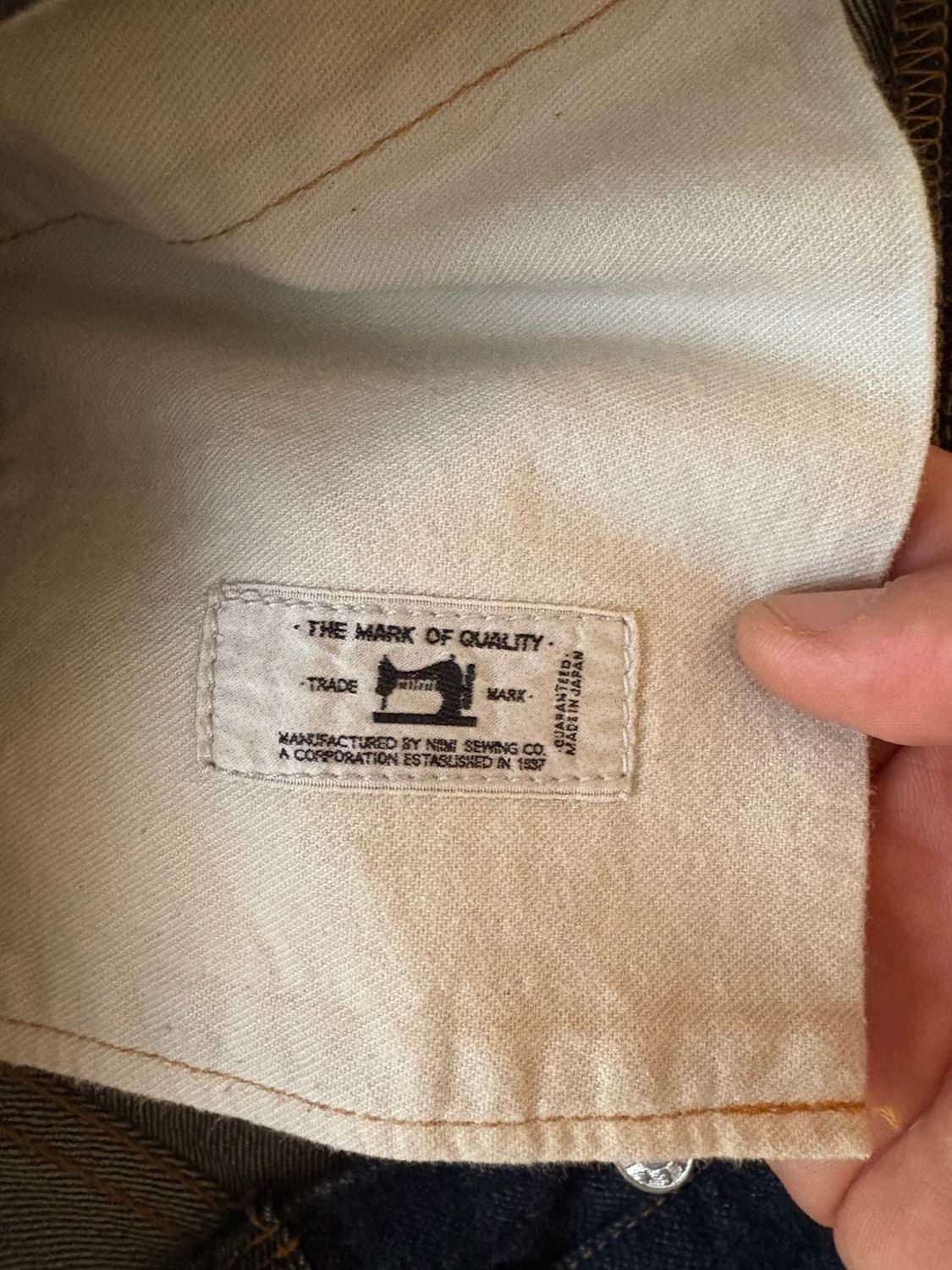 Resolute 710 selvage Denim pant. 상품이미지5