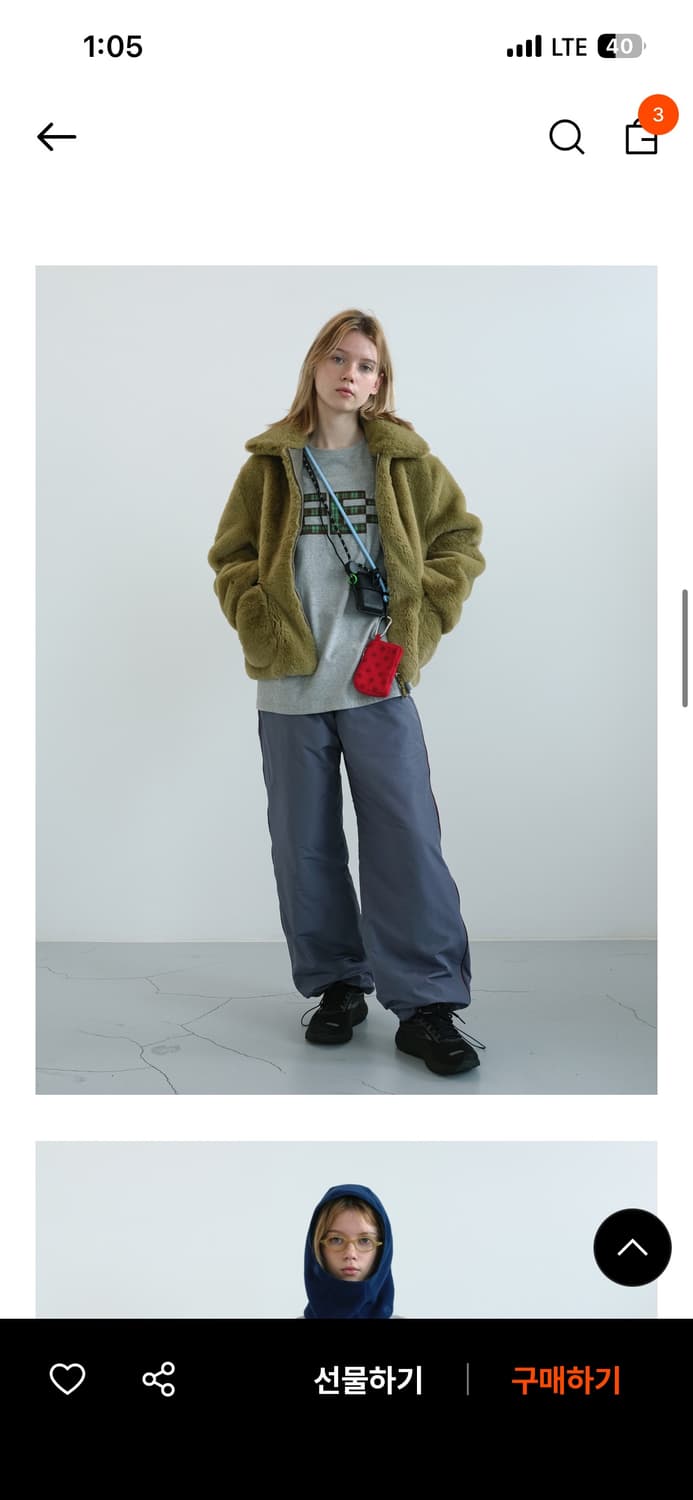 엔조블루스 패디드 투웨이 밴딩 팬츠 (grey) 상품이미지1