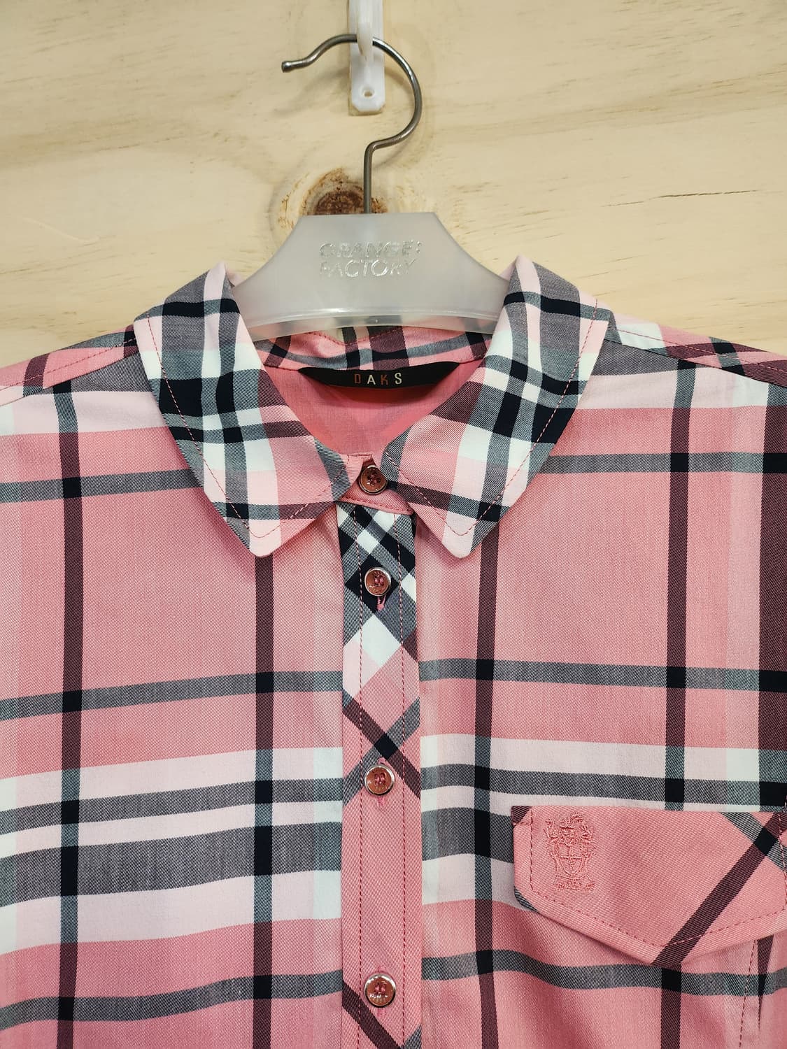 1173) 닥스 DAKS 체크 남방 상품이미지4