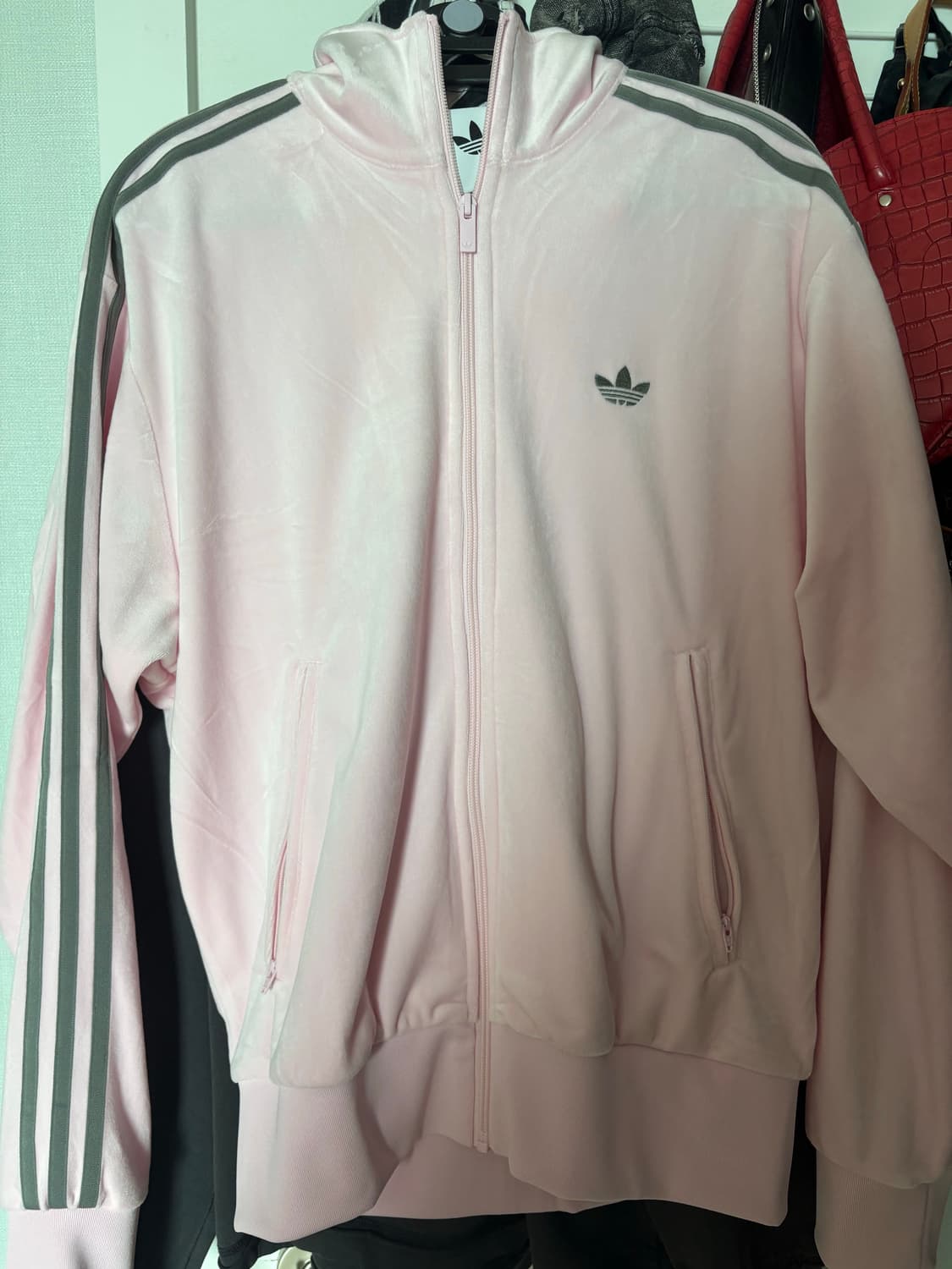 아디다스 벨루어 트랙 자켓 트랙탑 저지 상품이미지2