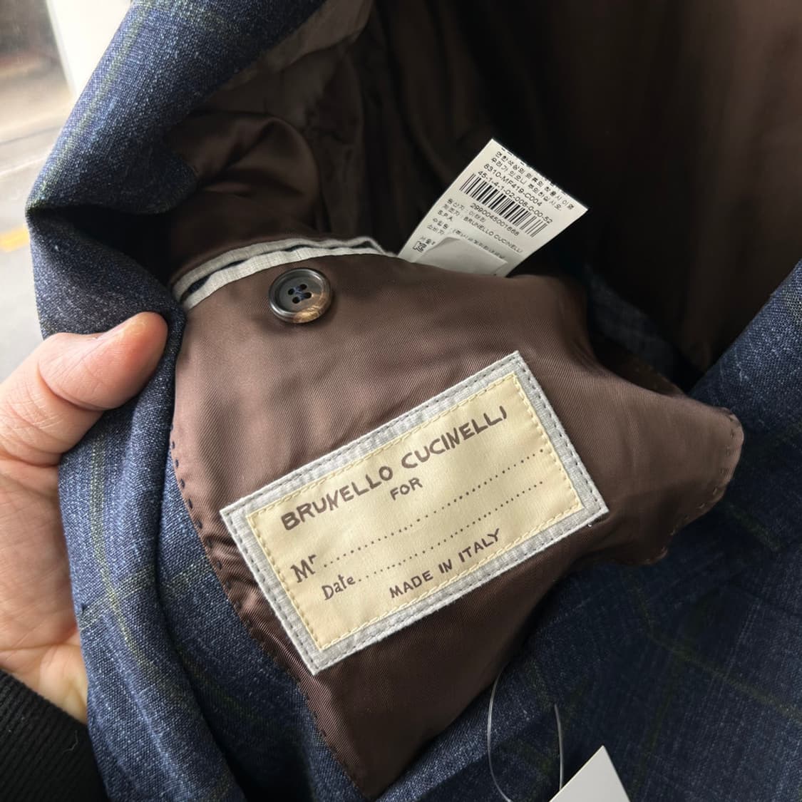  16426 - 브루넬로 쿠치넬리 울 블레이저 자켓 (52) 상품이미지3