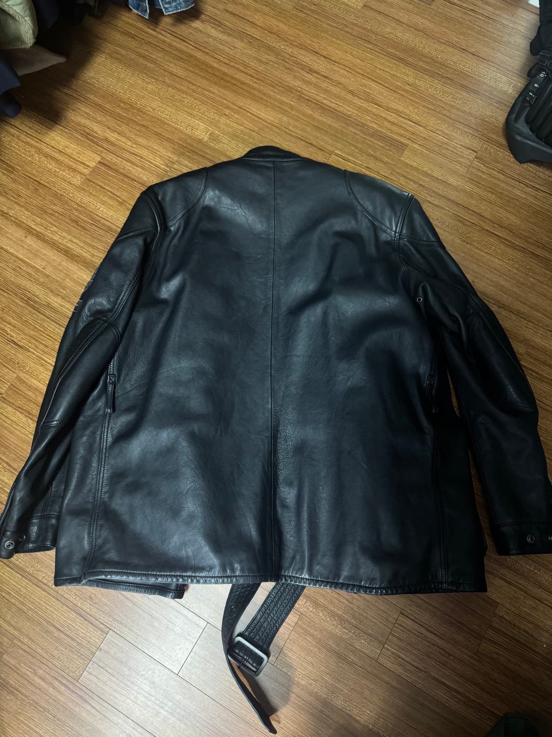 벨스타프 퓨어 모터사이클 벨티드 레더 자켓 L 상품이미지4