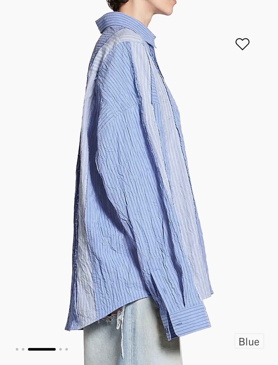 Balenciaga DIY sky blue shirt size2 상품이미지2