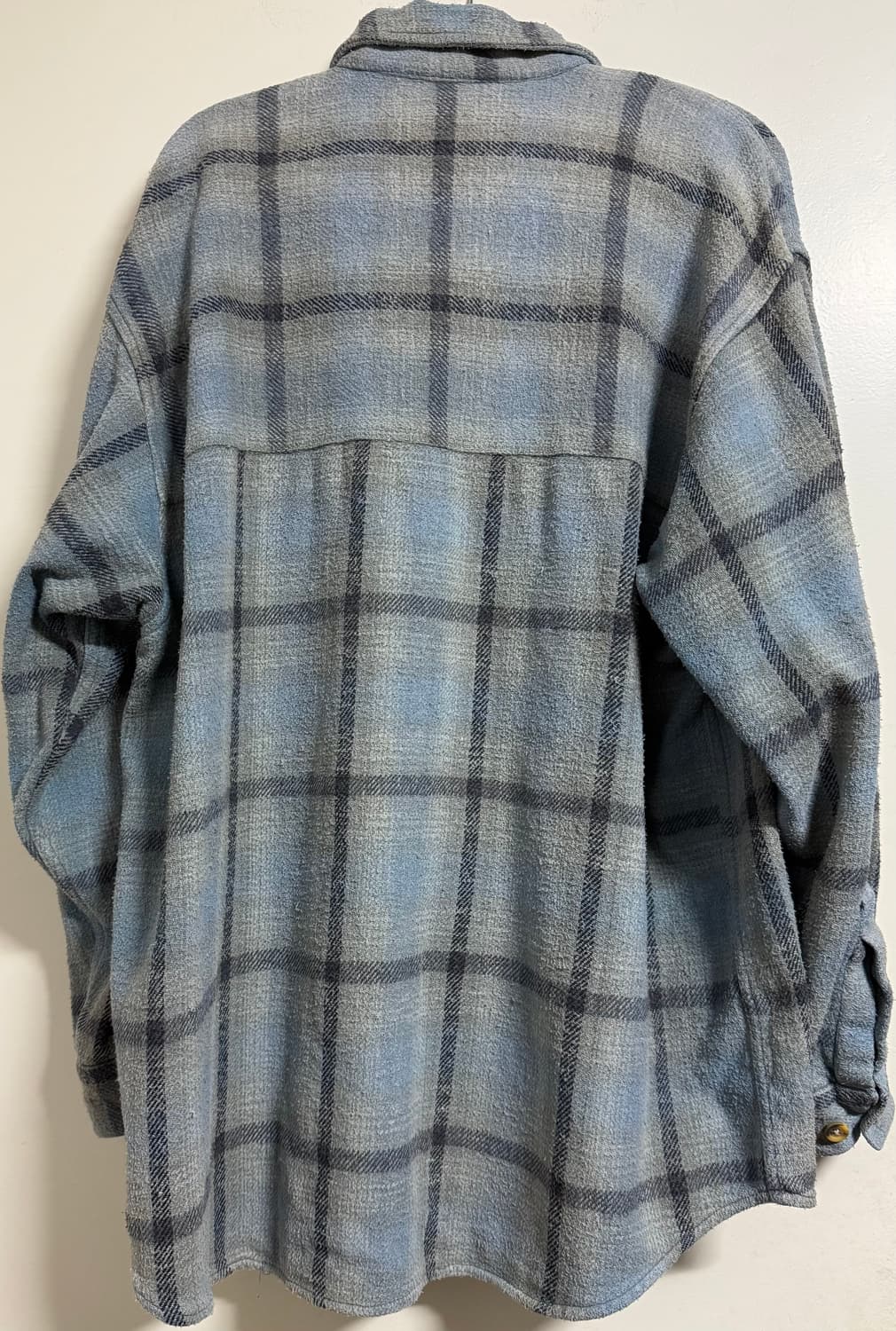 비치스케이트보드 울 체크셔츠 상품이미지2