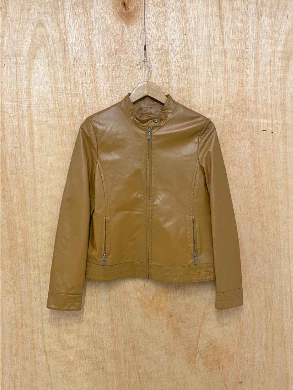 VTG leather rider jacket 소가죽 싱글라이더 자켓 상품이미지4