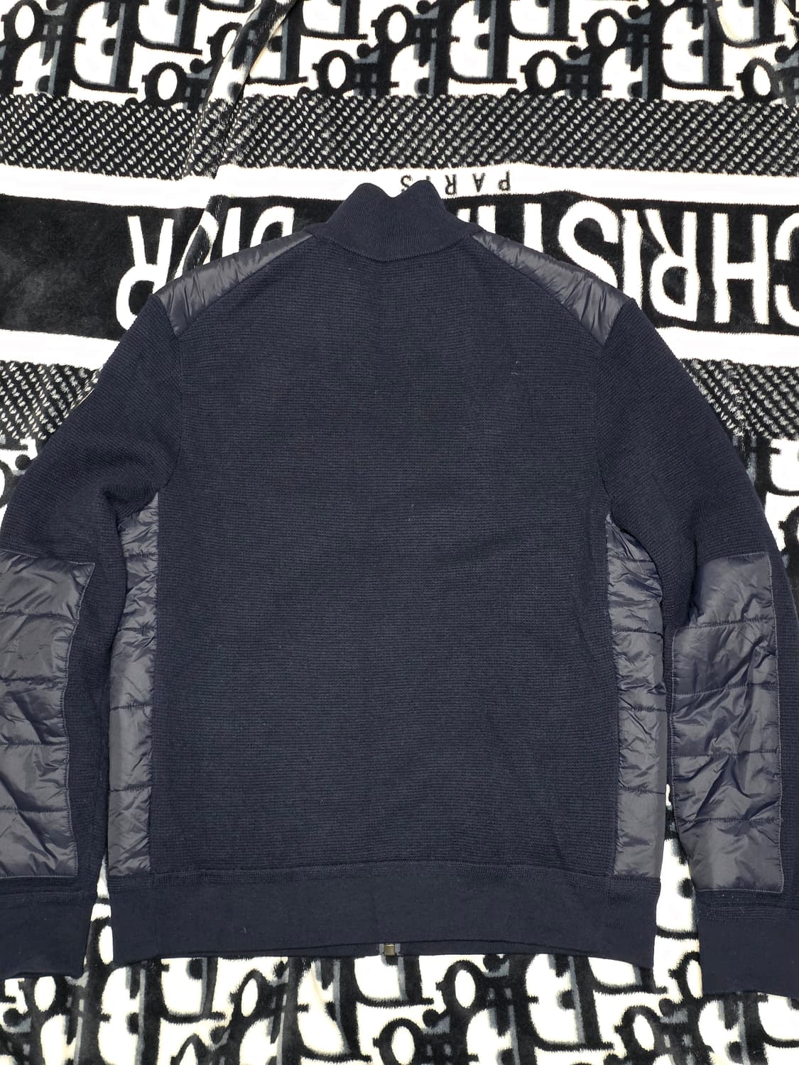 폴로 랄프로렌 하이브리드 풀집업 패딩니트 네이비 M 상품이미지5