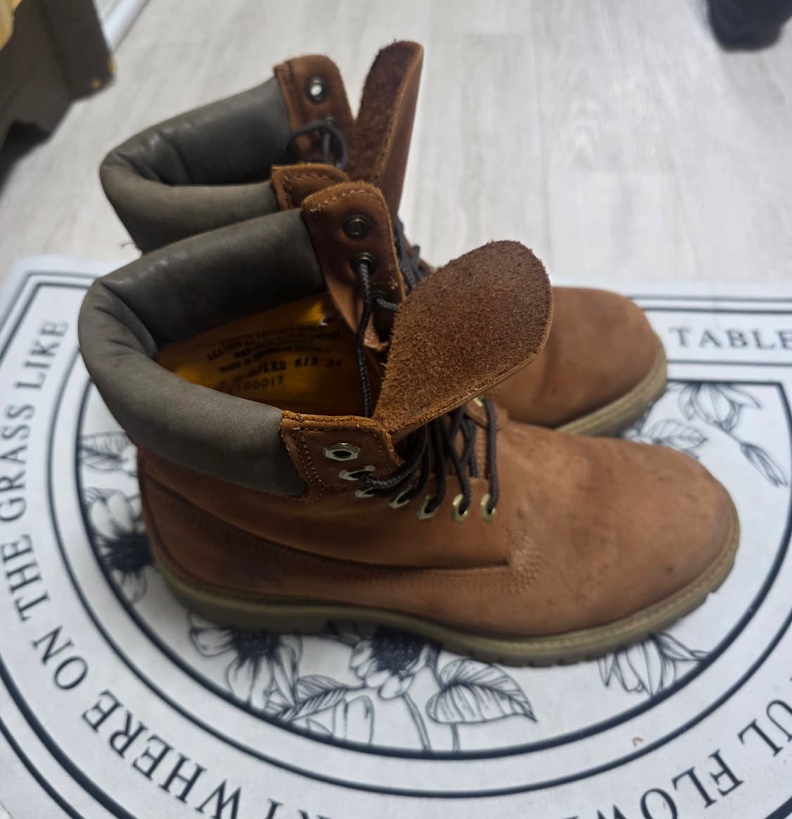 (255~260)팀버랜드 6인치 누벅 브라운 부츠 상품이미지5