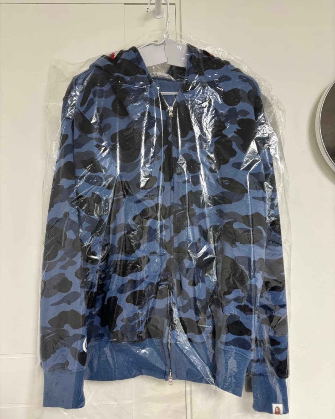 (급처) 베이프 샤크 후드집업 청계 상품이미지3