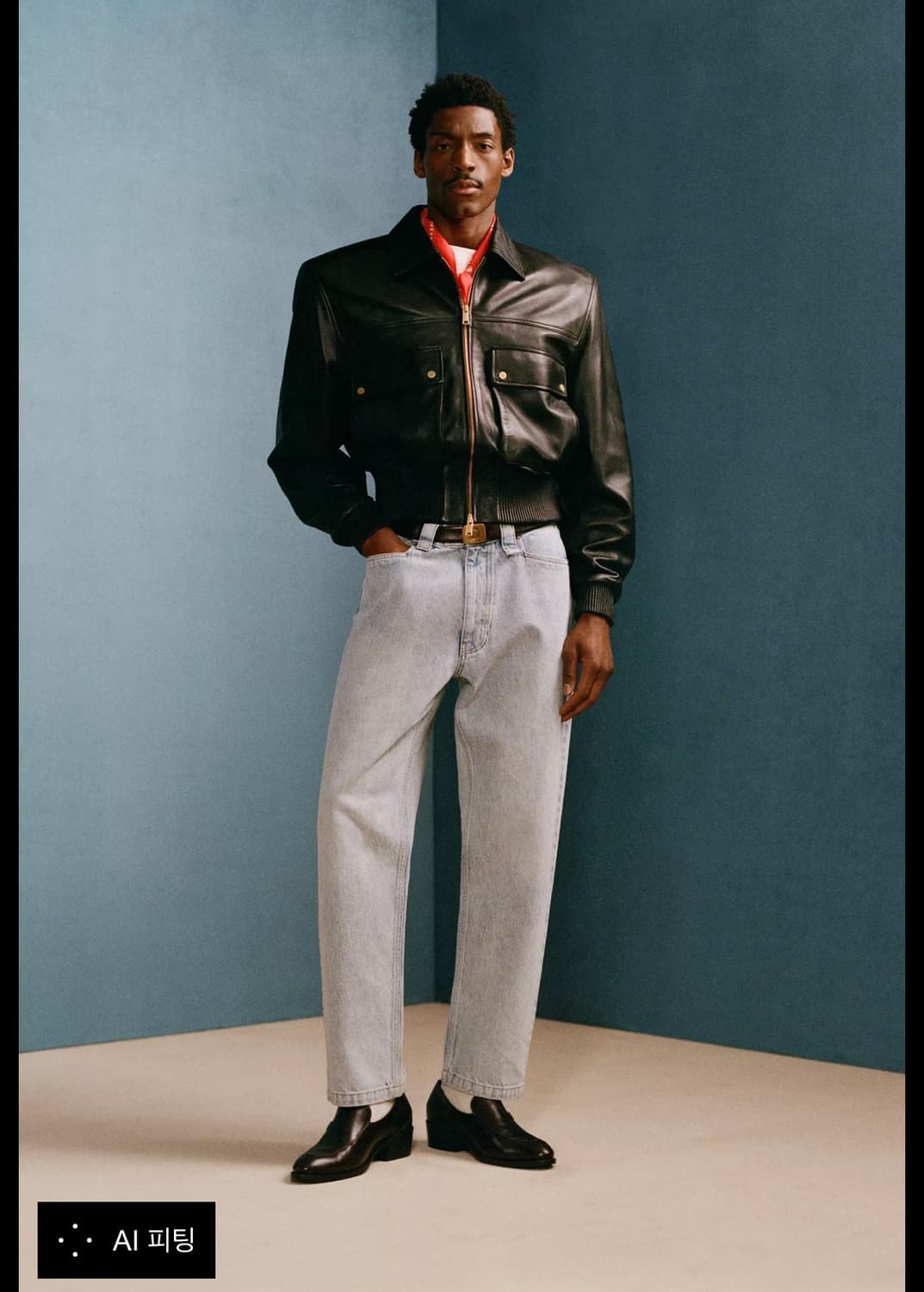 자라 윌리차바리아 레더 크롭 자켓 L 상품이미지1