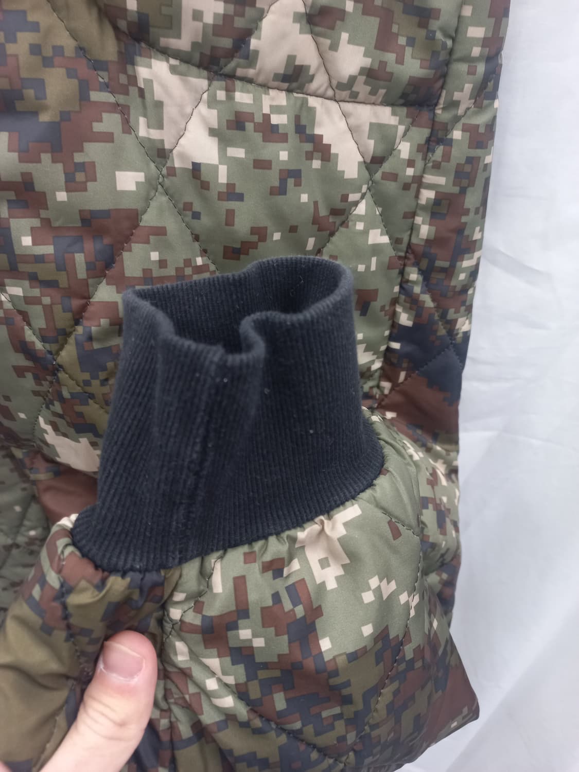 디지털 카모 퀼팅 겨울 바지 30 상품이미지3