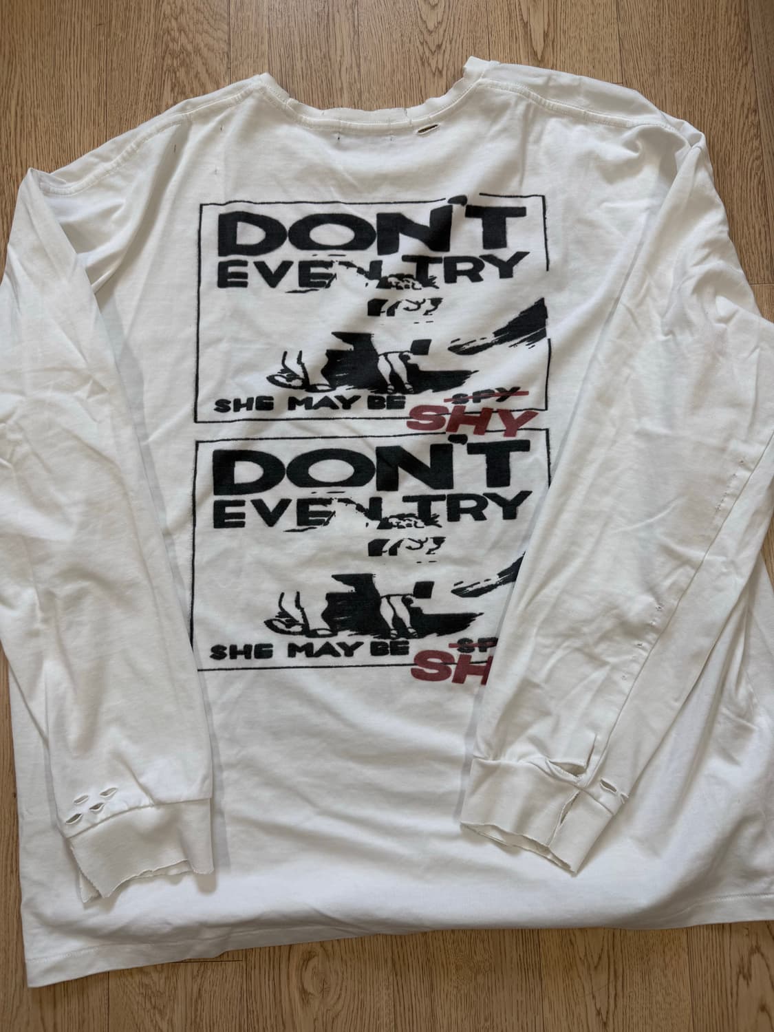 Qap 롱슬리브 화이트 상품이미지2