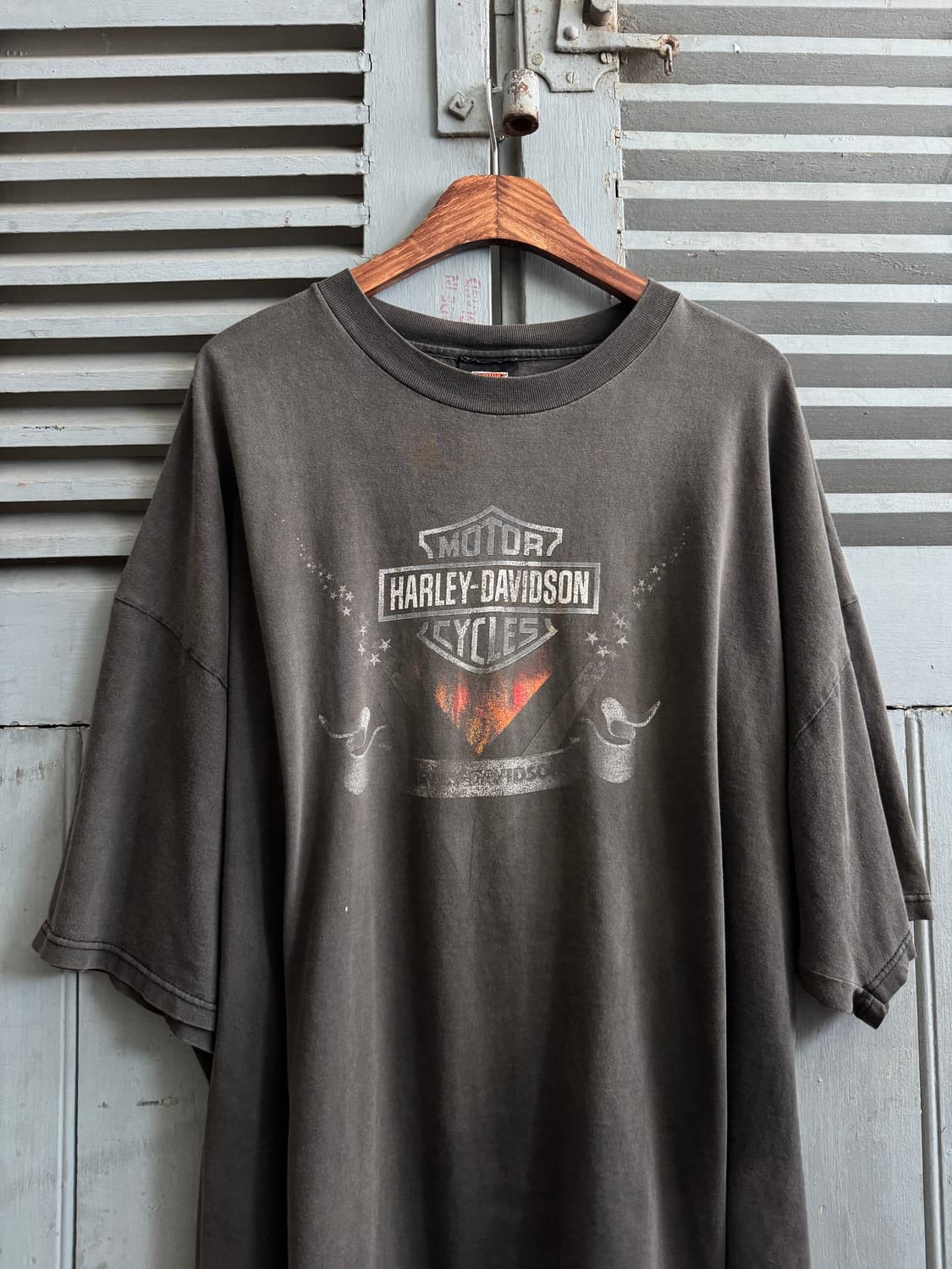 [4XL]90's 할리데이비슨 Made in USA 빈티지 페이딩 티셔츠 상품이미지3