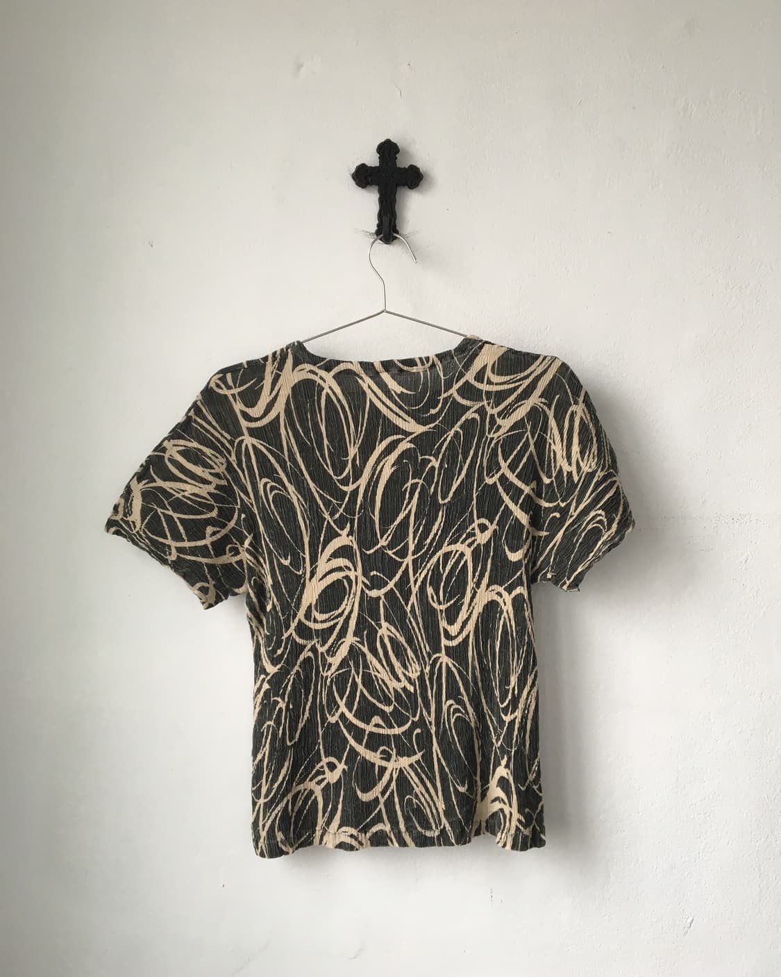 Pattern point pleats top 상품이미지3