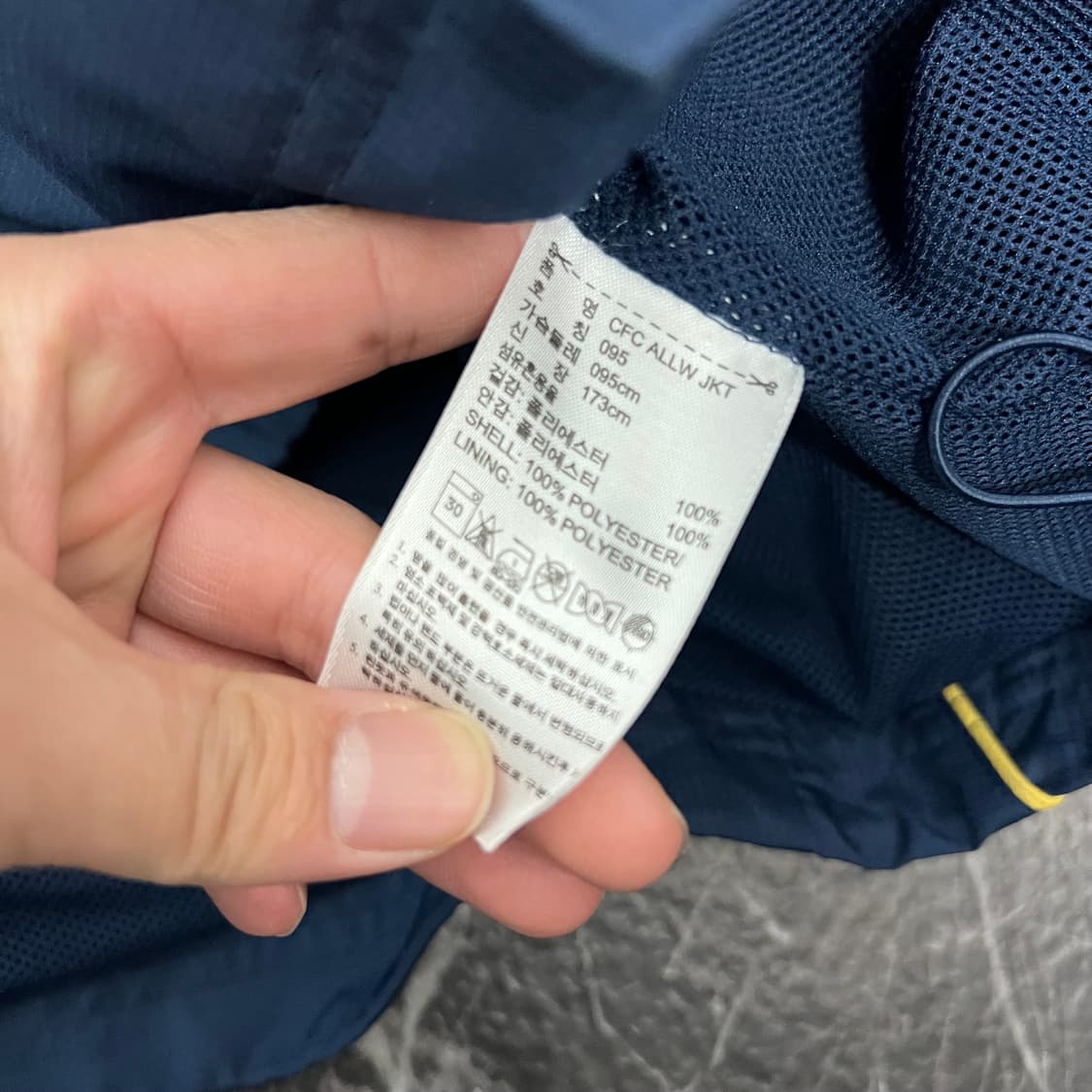 아디다스 삼선 10-11 삼성 첼시 FC 올웨더 바람막이 자켓 상품이미지7