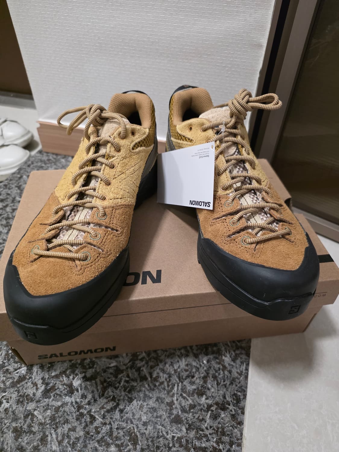 살로몬 X-Alp 스웨이드 브론즈 브라운 우드 쓰러쉬 상품이미지1