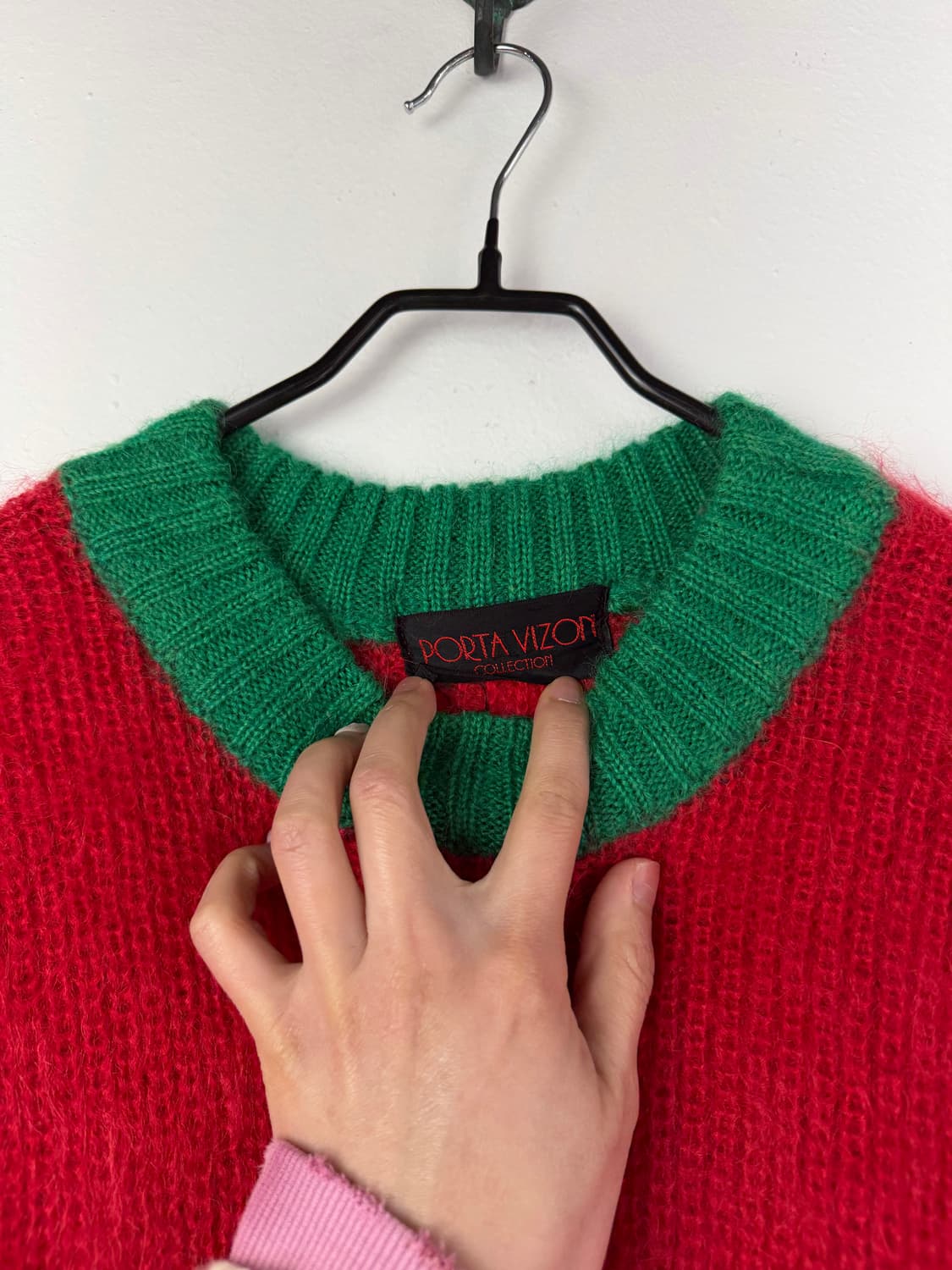 90s 빈티지 모헤어 니트 상품이미지5