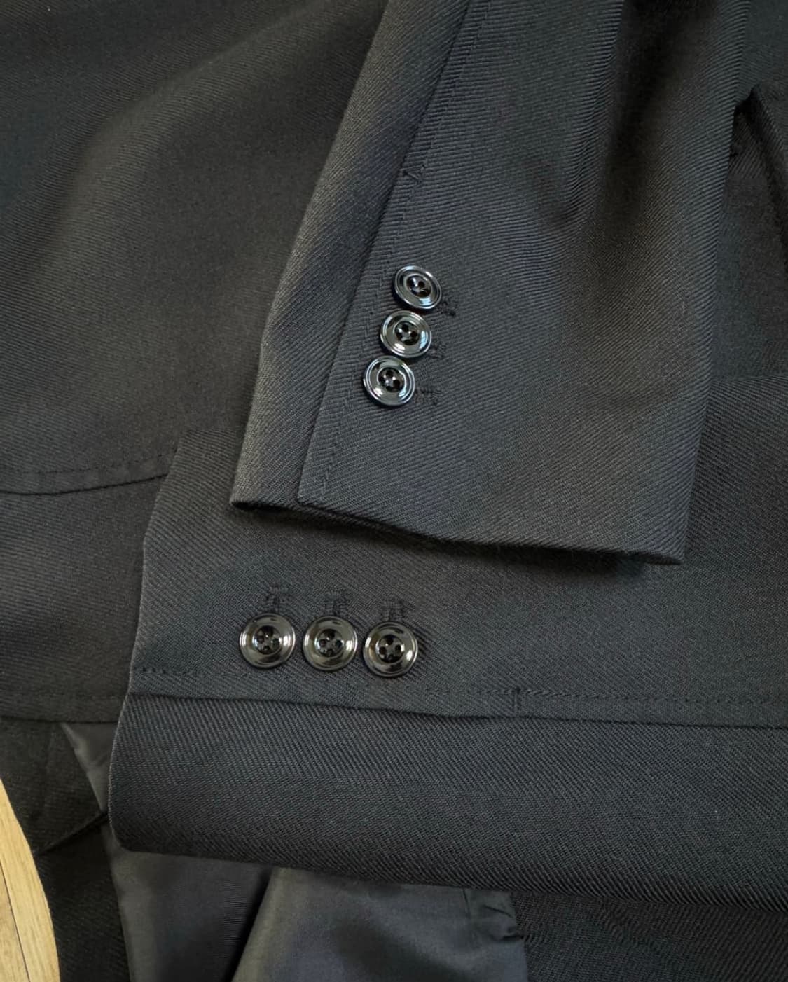 [팜니다] 포터리 울 스포츠 셋업(블랙) 자켓 1사이즈, 테이퍼드 팬츠  상품이미지4