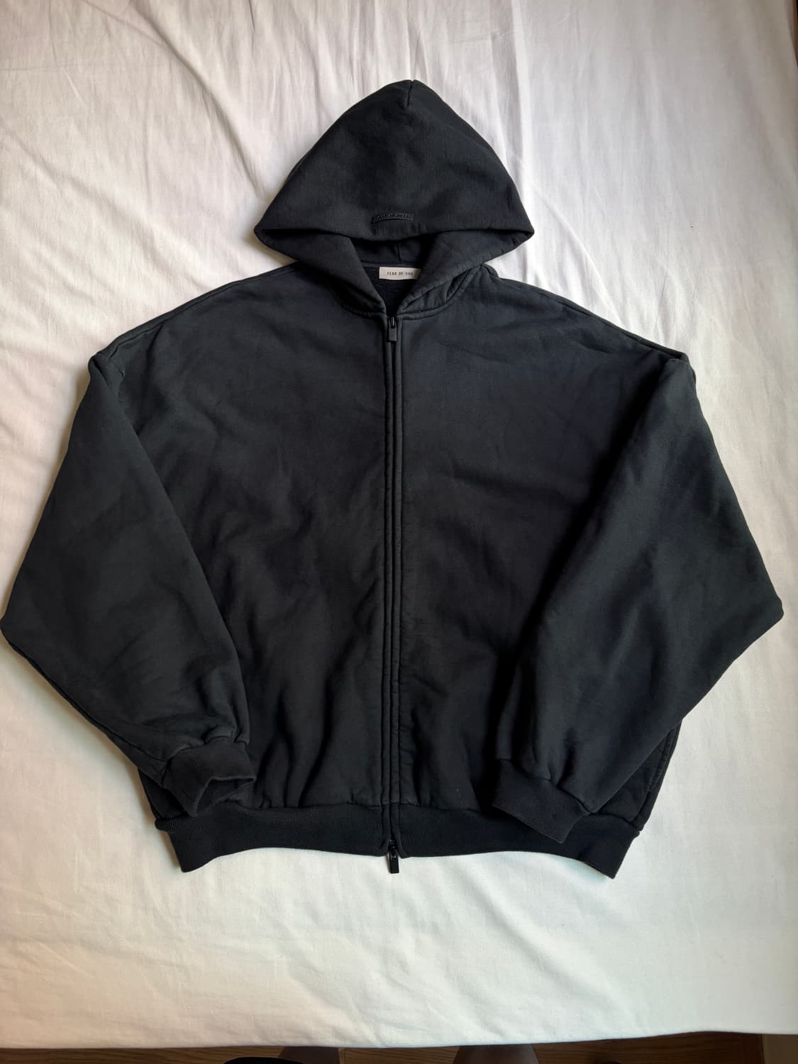 피어오브갓 8th 풀 집업 후드 빈티지 블랙 시빌 7th 이터널 FOG  상품이미지1