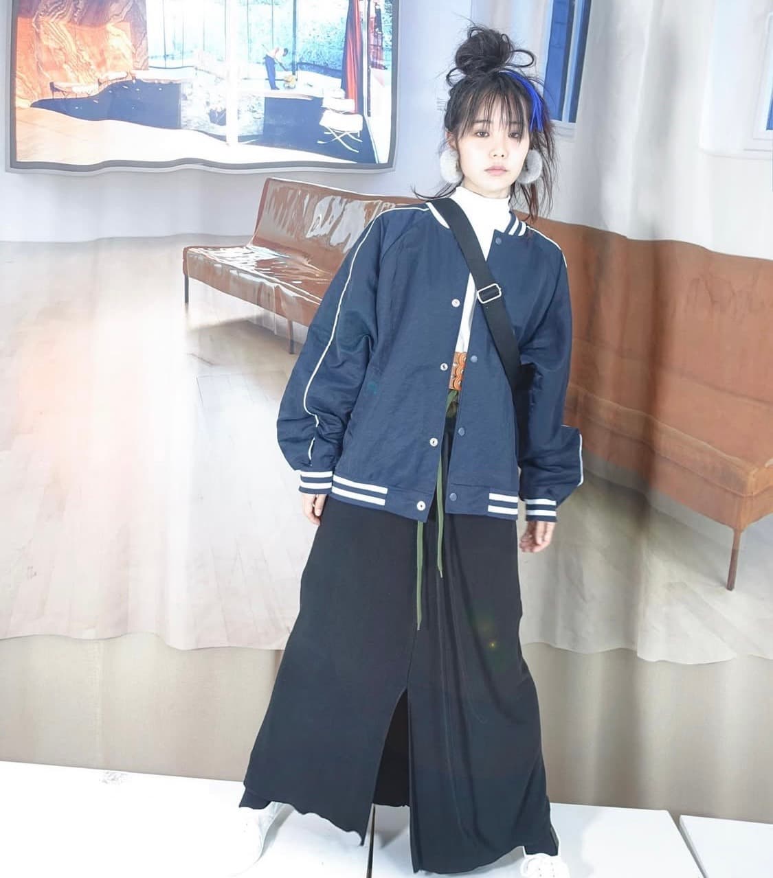 샵페어리 knit maxi skirt 상품이미지1