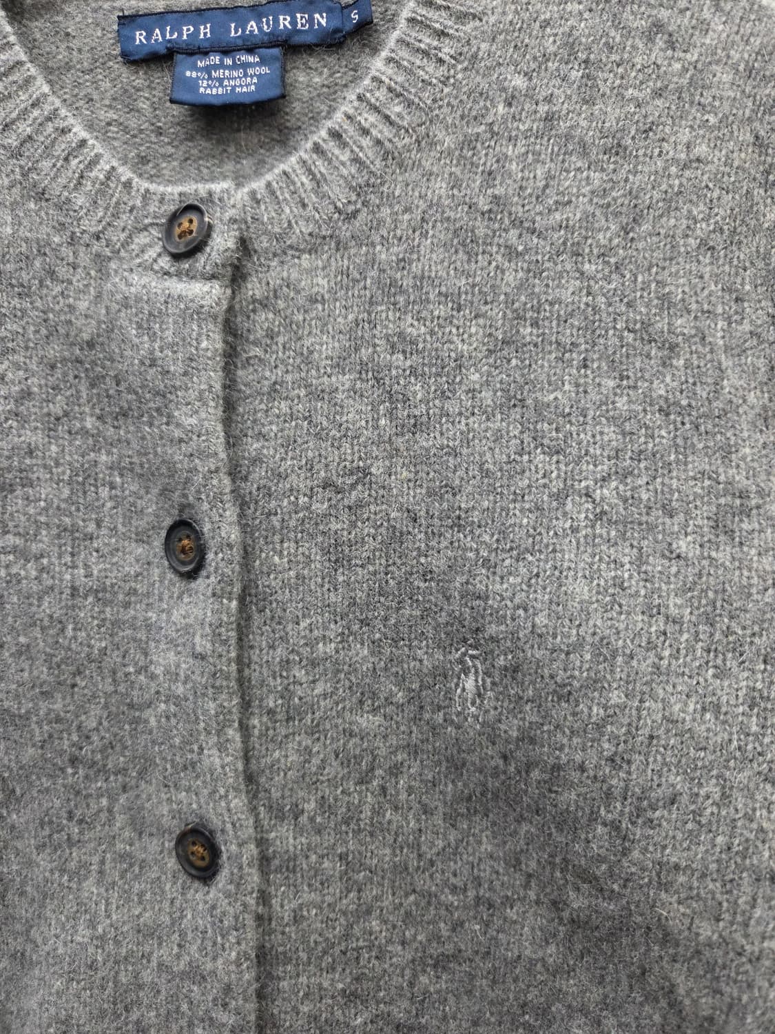 폴로 메리노울 앙고라 가디건 상품이미지2