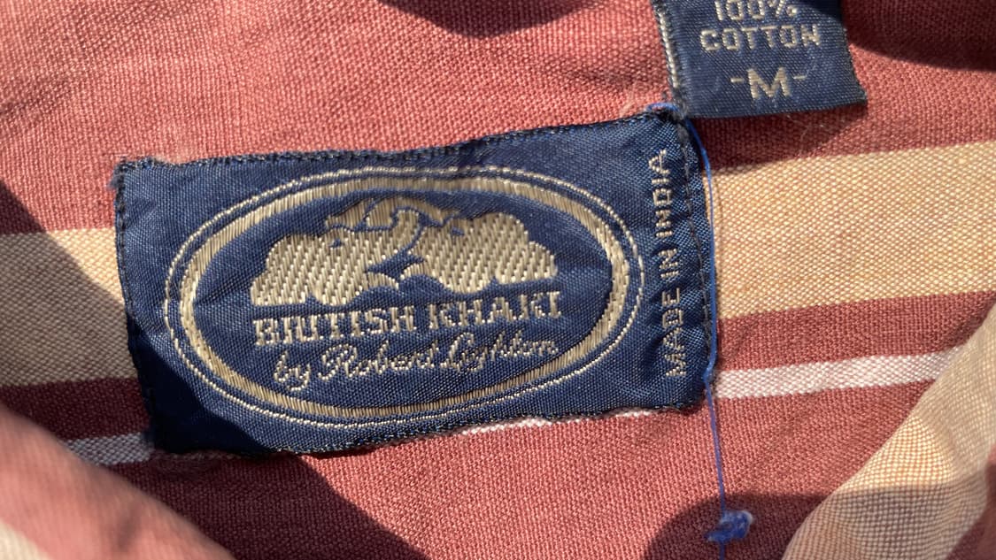 BRITISH KHAKI 빈티지코튼스트라이프패턴셔츠 상품이미지4