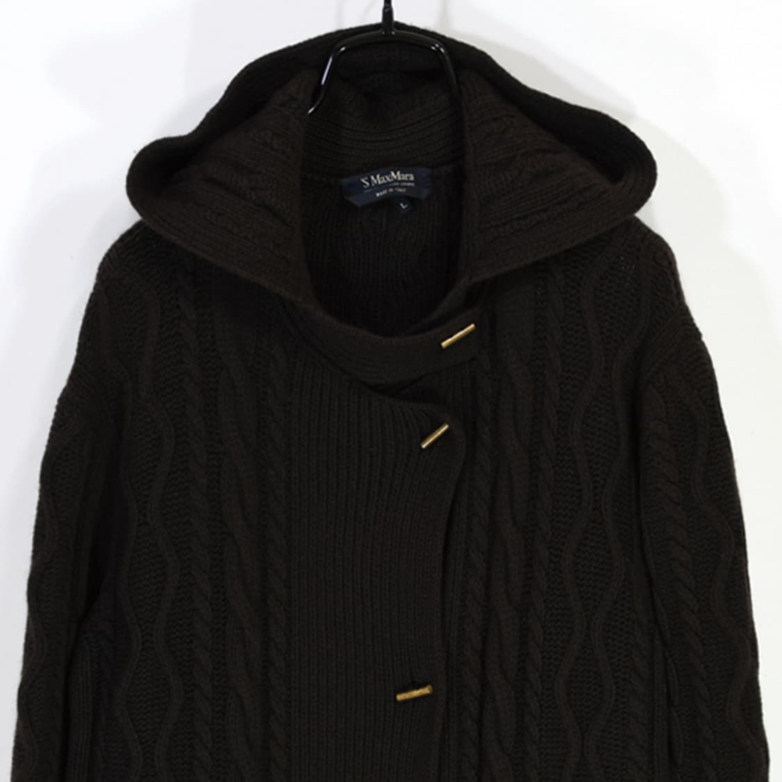 made in italy S Max Mara 후드니트코트 상품이미지3