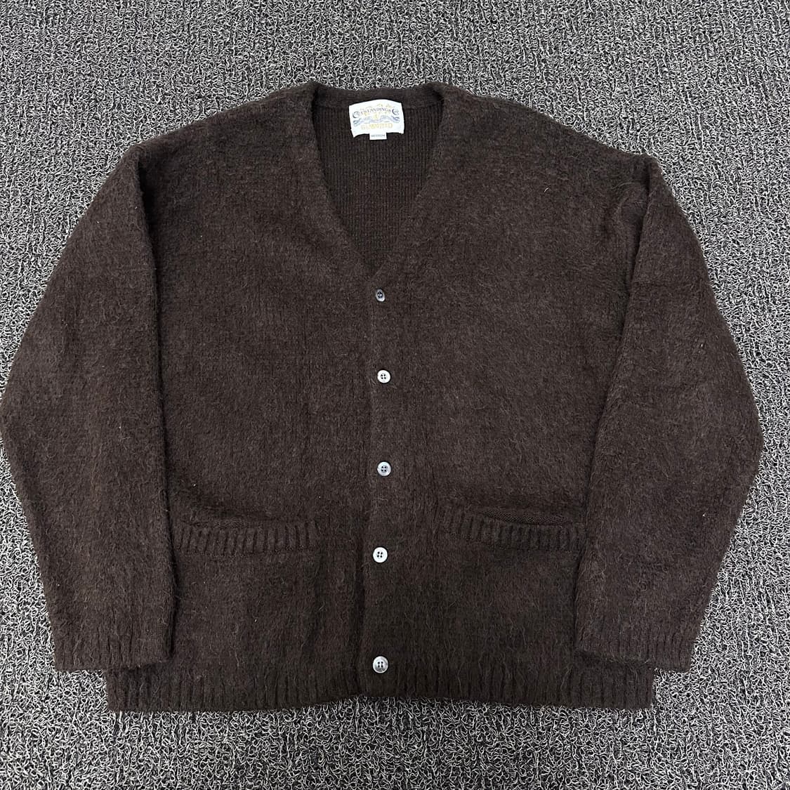 아웃스탠딩 울 가디건 브라운 M 상품이미지1